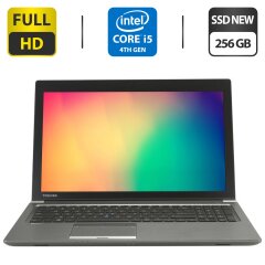 Ноутбук Б-класс Toshiba Tecra Z50-A / 15.6" (1920x1080) TN / Intel Core i5-4210U (2 (4) ядра по 1.7 - 2.7 GHz) / 8 GB DDR3 / 256 GB SSD NEW / Intel HD Graphics 4400 / WebCam / HDMI + Беспроводная мышка в подарок