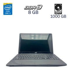 Ноутбук Б клас Acer Aspire E1-531G / 15.6" (1366x768) TN / Intel Core i3-3110M (2 (4) ядра по 2.4 GHz) / 8 GB DDR3 / 1000 GB HDD / nVidia GeForce GT 710M, 1 GB DDR3, 64-bit / WebCam