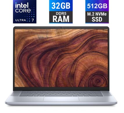 Ноутбук Dell Inspiron 16 Plus 7640 / 16" (1920x1200) IPS Touch / Intel Core Ultra 7 155H (16 (22) ядер по 1.4 - 4.8 GHz) / 32 GB DDR5 / 512 GB SSD M.2 / Intel Arc graphics / WebCam / Fingerprint / HDMI