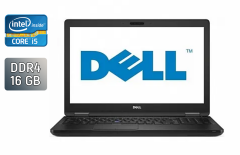 Ноутбук Dell Latitude 5580 / 15.6" (1366x768) TN / Intel Core i5-6440HQ (4 ядра по 2.6 - 3.5 GHz) / 16 GB DDR4 / 256 GB SSD / Intel HD Graphics 530 / WebCam / HDMI