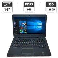 Ноутбук Dell Latitude E7440 / 14" (1366x768) TN / Intel Core i5-4310U (2 (4) ядра по 2.0 - 3.0 GHz) / 8 GB DDR3 / 128 GB SSD / Intel HD Graphics 4400 / WebCam