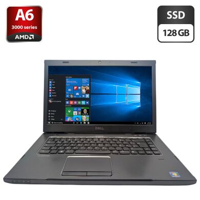 Ноутбук Dell Vostro 3555 / 15.6" (1366x768) TN / AMD A6-3420M (4 ядра по 1.5 - 2.4 GHz) / 8 GB DDR3 / 128 GB SSD / AMD Radeon HD 6520G Graphics / WebCam / DVD-ROM Ноутбук Dell Vostro 3555 / 15.6" (1366x768) TN / AMD A6-3420M (4 ядра по 1.5 - 2.4 GHz) / 8 GB DDR3 / 128 GB SSD / AMD Radeon HD 6520G Graphics / WebCam / DVD-ROM