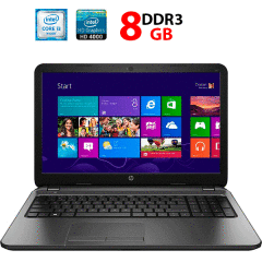 Ноутбук HP 250 G2 / 15.6" (1366x768) TN / Intel Core i3-4005U (2 (4) ядра по 1.7 GHz) / 8 GB DDR3 / 256 GB SSD / Intel HD Graphics 4400