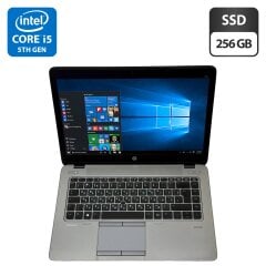 Ноутбук HP EliteBook 840 G2 / 14" (1600x900) TN / Intel Core i5-5200U (2 (4) ядра по 2.2 - 2.7 GHz) / 8 GB DDR3 / 256 GB SSD / Intel HD Graphics 5500 / WebCam / 3G / Windows 10 Pro