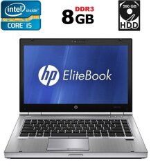 Ноутбук HP EliteBook 8470p / 14" (1600x900) TN / Intel Core i5-3360M (2 (4) ядра по 2.8 - 3.5 GHz) / 8 GB DDR3 / 500 GB HDD / Intel HD Graphics 4000 / WebCam / DVD-RW / DisplayPort