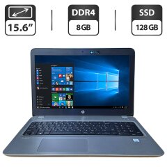 Ноутбук HP ProBook 450 G4 / 15.6" (1366x768) TN / Intel Core i5-7200U (2 (4) ядра по 2.5 - 3.1 GHz) / 8 GB DDR4 / 128 GB SSD / Intel HD Graphics 620 / WebCam / DVD-ROM