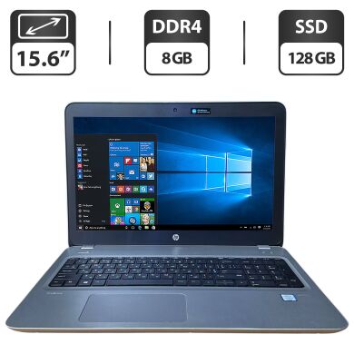 Ноутбук HP ProBook 450 G4 / 15.6" (1366x768) TN / Intel Core i5-7200U (2 (4) ядра по 2.5 - 3.1 GHz) / 8 GB DDR4 / 128 GB SSD / Intel HD Graphics 620 / WebCam / DVD-ROM