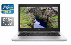 Ноутбук HP ProBook 640 G5 / 14" (1920x1080) IPS / Intel Core i5-8265U (4 (8) ядра по 1.6 - 3.9 GHz) / 16 GB DDR4 / 480 GB SSD / Intel UHD Graphics 620 / TouchID / WebCam / Windows 10