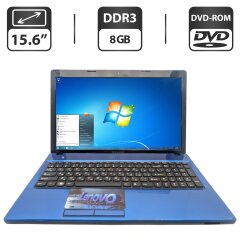 Ноутбук Lenovo G580 / 15.6" (1366x768) TN / Intel Pentium B960 (2 ядра по 2.2 GHz) / 8 GB DDR3 / 750 GB HDD / Intel HD Graphics / WebCam / DVD-ROM