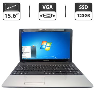 Ноутбук Packard Bell EasyNote TE11BZ / 15.6" (1366x768) TN / AMD E1-1200 (2 ядра по 1.4 GHz) / 6 GB DDR3 / 120 GB SSD / AMD Radeon HD 7310 Graphics / WebCam / DVD-ROM