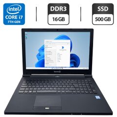 Ноутбук Terra Mobile 1542K / 15.6" (1920x1080) TN / Intel Core i7-7700T (4 (8) ядра по 2.9 - 3.8 GHz) / 16 GB DDR3 / 500 GB SSD / Intel HD Graphics 630 / WebCam / DVD-ROM
