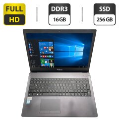 Ноутбук Tuxedo Book BU1505 / 15.6" (1920x1080) TN / Intel Core i7-6500U (2 (4) ядра по 2.5 - 3.1 GHz) / 16 GB DDR3 / 256 GB SSD / Intel HD Graphics 520 / WebCam