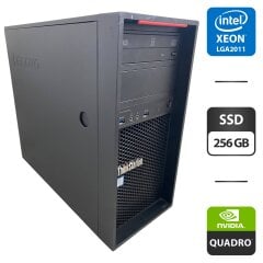 Робоча станція Lenovo ThinkStation P410 Tower / Intel Xeon E5-2670 v3 (12 (24) ядер по 2.3 - 3.1 GHz) / 32 GB DDR4 / 256 GB SSD / nVidia Quadro M2000, 4 GB GDDR5, 128-bit / DVD-ROM