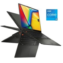 Ультрабук-трансформер Asus Vivobook S 16 Flip / 16" (1920x1200) OLED Touch / Intel Core i5-1335U (10 (12) ядер по 1.3 - 4.6 GHz) / 8 GB DDR4 / 512 GB SSD / Intel Iris Xe Graphics / WebCam / Win 11