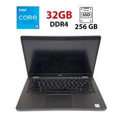 Ультрабук Dell Latitude 5401 / 14" (1920x1080) IPS / Intel Core i5-9400H (4 (8) ядра по 2.5 - 4.3 GHz) / 32 GB DDR4 / 256 GB SSD / Intel UHD Graphics 630 / WebCam / Win 10 Pro Lic