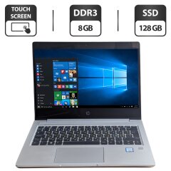 Ультрабук HP ProBook 430 G6 / 13.3" (1920x1080) TN Touch / Intel Core i5-8265U (4 (8) ядра по 1.6 - 3.9 GHz) / 8 GB DDR3 / 128 GB SSD / Intel UHD Graphics / WebCam
