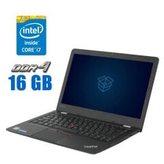 Ультрабук Lenovo ThinkPad 13 / 13.3" (1920x1080) IPS / Intel Core i7-7500U (2 (4) ядра по 2.7 - 3.5 GHz) / 16 GB DDR4 / 256 GB SSD M.2 / Intel HD Graphics 620 / WebCam