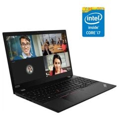 Ультрабук Lenovo ThinkPad T15 Gen 2 / 15.6" (1920x1080) IPS / Intel Core i7-10610U (4 (8) ядра по 1.8 - 4.9 GHz) / 32 GB DDR4 / 512 GB SSD M.2 / Intel UHD Graphics / WebCam / Win 10 Pro