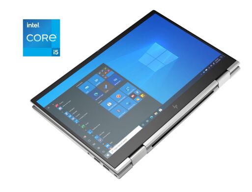 Ультрабук-трансформер Б-класс HP EliteBook 830 G8 x360 / 13.3" (1920x1080) IPS Touch / Intel Core i5-1145G7 (4 (8) ядра по 2.6 - 4.4 GHz) / 16 GB DDR4 / 512 GB SSD / Intel Iris Xe Graphics / WebCam