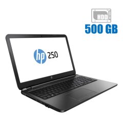 Ноутбук HP 250 G3 / 15.6" (1366x768) TN / Intel Pentium N3530 (4 ядра по 2.16 - 2.58 GHz) / 4 GB DDR3 / 500 GB HDD / Intel HD Graphics / WebCam