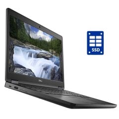 Ноутбук Dell Latitude 5580 / 15.6" (1366x768) TN / Intel Core i3-7100U (2 (4) ядра по 2.4 GHz) / 8 GB DDR4 / 128 GB SSD / Intel HD Graphics 620 / WebCam / Win 10 Pro