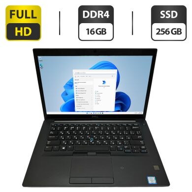Ноутбук Dell Latitude 7490 / 14" (1920x1080) IPS / Intel Core i5-8350U (4 (8) ядра по 1.7 - 3.6 GHz) / 16 GB DDR4 / 256 GB SSD / Intel UHD Graphics 620 / WebCam / HDMI Ноутбук Dell Latitude 7490 / 14" (1920x1080) IPS / Intel Core i5-8350U (4 (8) ядра по 1.7 - 3.6 GHz) / 16 GB DDR4 / 256 GB SSD / Intel UHD Graphics 620 / WebCam / HDMI
