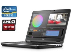 Мобільна робоча станція Dell Precision M2800 / 15.6" (1920x1080) TN / Intel Core i5-4210M (2 (4) ядра по 2.6 - 3.2 GHz) / 8 GB DDR3 / 480 GB SSD / AMD FirePro W4170M, 2 GB GDDR5, 128-bit / WebCam / DVD-ROM / Win 10 Pro