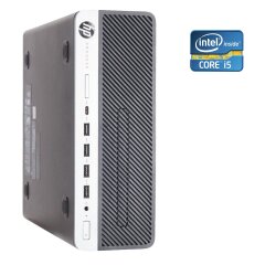 ПК HP ProDesk 600 G3 SFF / Intel Core i5-6500 (4 ядра по 3.2 - 3.6 GHz) / 8 GB DDR4 / 256 GB SSD NVMe / Intel HD Graphics 530 + переходник DisplayPort–DVI