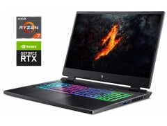 Ігровий ноутбук Б-клас Acer Nitro 17 AN17-42 / 17.3" (1920x1080) IPS / AMD Ryzen 7 8845HS (8 (16) ядер по 3.8 - 5.1 GHz) / 16 GB DDR5 / 1000 GB SSD NVMe / nVidia GeForce RTX 4060, 8 GB GDDR6, 128-bit / WebCam