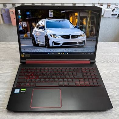 Ігровий ноутбук Acer Nitro 5 AN515-54 / 15.6" (1920x1080) IPS / Intel Core i5-9300H (4 (8) ядра по 2.4 - 4.1 GHz) / 16 GB DDR4 / 256 GB SSD / nVidia GeForce GTX 1650, 4 GB GDDR5, 128-bit / WebCam Ігровий ноутбук Acer Nitro 5 AN515-54 / 15.6" (1920x1080) IPS / Intel Core i5-9300H (4 (8) ядра по 2.4 - 4.1 GHz) / 16 GB DDR4 / 256 GB SSD / nVidia GeForce GTX 1650, 4 GB GDDR5, 128-bit / WebCam