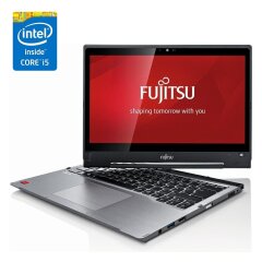 Ноутбук-трансформер Б-класс Fujitsu LifeBook T935 / 13.3" (2560x1440) IPS Touch / Intel Core i5-5300U (2 (4) ядра по 2.3 - 2.9 GHz) / 8 GB DDR3 / 250 GB SSD / Intel HD Graphics 5500