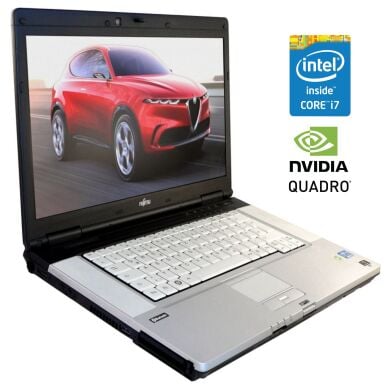 Мобільна робоча станція Б-клас Fujitsu Celsius H710 / 15.6" (1920x1080) TN / Intel Core i7-2640M (2 (4) ядра по 2.8 - 3.5 GHz) / 8 GB DDR3 / 500 GB HDD / nVidia Quadro 1000M, 2 GB GDDR3, 128-bit / WebCam