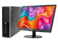Комплект ПК: HP Compaq Pro 6300 SFF / Intel Core i5-3470 (4 ядра по 3.2 - 3.6 GHz) / 8 GB DDR3 / 500 GB HDD / Intel HD Graphics 2500 + Монитор Philips 223V5L / 22" (1920x1080) TN / 1x VGA / VESA 100x100