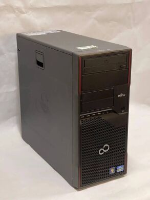 Компьютер Fujitsu Celsius W410 Tower / Intel Core i5-2400 (4 ядра по 3.1 - 3.4 GHz) / 16 GB DDR3 / 250 GB SSD + 500 GB HDD / Intel HD Graphics 2000 / DVD-ROM
