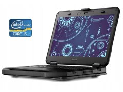 Защищенный ноутбук Б-класс Dell Latitude 5414 Rugged / 14" (1366x768) TN / Intel Core i5-6300U (2 (4) ядра по 2.4 - 3.0 GHz) / 8 GB DDR4 / 256 GB SSD / Intel HD Graphics 520 / WebCam / Win 11 Pro