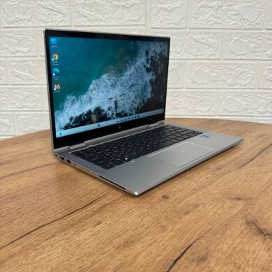 Ультрабук-трансформер Б-класс HP EliteBook 830 G8 x360 / 13.3" (1920x1080) IPS Touch / Intel Core i5-1145G7 (4 (8) ядра по 2.6 - 4.4 GHz) / 16 GB DDR4 / 512 GB SSD / Intel Iris Xe Graphics / WebCam