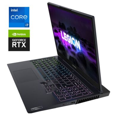 Ігровий ноутбук Б-клас Lenovo Legion 5 15ITH6H / 15.6" (1920x1080) IPS / Intel Core i7-11800H (8 (16) ядер по 2.3 - 4.6 GHz) / 16 GB DDR5 / 512 GB SSD NVMe / nVidia GeForce RTX 3070, 8 GB GDDR6, 256-bit / WebCam