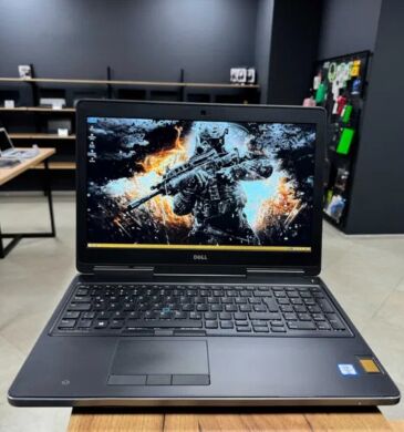 Мобільна робоча станція Dell Precision 7510 / 15.6" (1920x1080) IPS / Intel Core i7-6820HQ (4 (8) ядра по 2.7 - 3.6 GHz) / 16 GB DDR4 / 1000 GB SSD / nVidia Quadro M2000M, 4 GB GDDR5, 128-bit / WebCam / Win 10 Pro