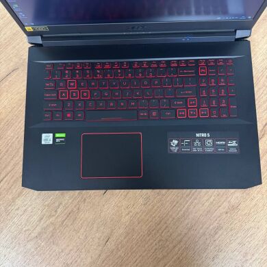 Ігровий ноутбук Б-клас Acer Nitro 5 AN517-52 / 17.3" (1920x1080) IPS / Intel Core i5-10300H (4 (8) ядра по 2.5 - 4.5 GHz) / 16 GB DDR4 / 512 GB SSD / nVidia GeForce GTX 1650 Ti, 4 GB GDDR6, 128-bit / WebCam