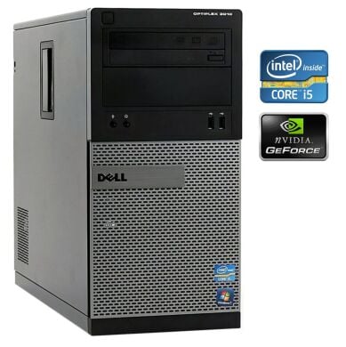 ПК Dell OptiPlex 3010 Tower / Intel Core i5-3450 (4 ядра по 3.1 - 3.5 GHz) / 8 GB DDR3 / 128 GB SSD / nVidia GeForce 8400 GS, 512 MB DDR3, 64-bit / DVD-RW