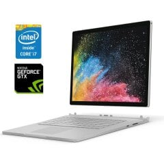 Ігровий ультрабук-трансформер Microsoft Surface Book 2 / 15.0" (3240x2160) IPS Touch / Intel Core i7-8650U (4 (8) ядра по 1.9 - 4.2 GHz) / 16 GB DDR4 / 512 GB SSD NVMe / nVidia GeForce GTX 1060 Max-Q, 6 GB GDDR5, 192-bit / WebCam