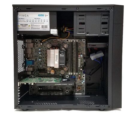 Робоча станція Vinga CS112B Tower / Intel Xeon E3-1240 v3 (4 (8) ядра по 3.4 - 3.8 GHz) (аналог i7-4770) / 32 GB DDR3 / 256 GB SSD / nVidia Quadro M2000, 4 GB GDDR5, 128-bit