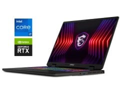 Ігровий ноутбук Б-клас MSI Sword 16 HX B13VGKG / 16" (2560x1600) IPS / Intel Core i7-13700HX (16 (24) ядер по 2.1 - 5.0 GHz) / 32 GB DDR5 / 1000 GB SSD NVMe / nVidia GeForce RTX 4070, 8 GB GDDR6, 128-bit