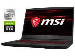 Игровой ноутбук MSI GF65 Thin 10SER-476NE / 15.6" (1920x1080) IPS / Intel Core i5-10300H (4 (8) ядра по 2.5 - 4.5 GHz) / 16 GB DDR4 / 512 GB SSD / nVidia GeForce RTX 2060, 6 GB GDDR6, 192-bit / WebCam / 4G