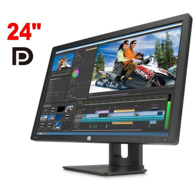 Монітор HP Z24i / 24" (1920x1200) IPS / 1x DisplayPort, 1x DVI, 1x VGA,  5x USB 2.0 / VESA 100x100 / Pivot