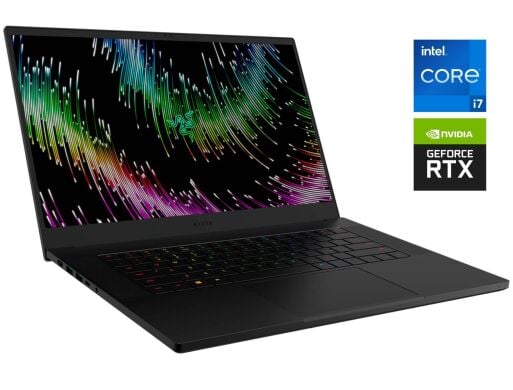 Ігровий ноутбук Razer Blade 15 RZ09-0409 / 15.6" (2560x1440) IPS / Intel Core i7-11800H (8 (16) ядер по 2.3 - 4.6 GHz) / 32 GB DDR4 / 1000 GB SSD / nVidia GeForce RTX 3080, 8 GB GDDR6, 256-bit / WebCam