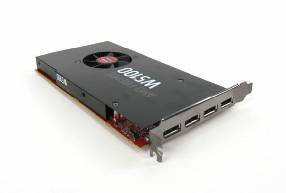 Дискретна відеокарта AMD FirePro W5100, 4 GB GDDR5, 128-bit / DisplayPort