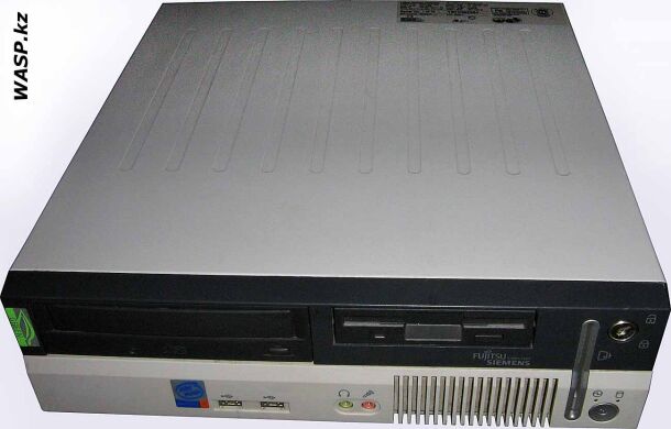 Fujitsu-Siemens Scenic E600 SSF / Intel Pentium 4 (2.6GHz) / 1GB DDR1 / 40GB HDD + монитор / 17' / 1024x768 + клавиатура, мышка + кабеля