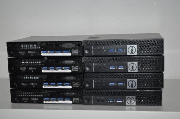 Неттоп Dell OptiPlex 7040 USFF / Intel Core i5-6500T (4 ядра по 2.5 - 3.1 GHz) / 8 GB DDR4 / 256 GB SSD / Intel HD Graphics 530 / Windows 11 Pro / Блок питания