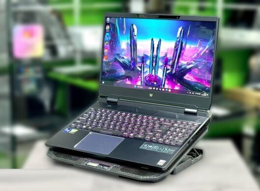 Ігровий ноутбук Acer Predator Helios 300 PH315-55 / 15.6" (3840x2160) OLED / Intel Core i9-12900H (14 (20) ядер по 2.5 - 5.0 GHz) / 16 GB DDR5 / 1000 GB SSD M.2 / nVidia GeForce RTX 3080, 8 GB GDDR6, 256-bit / WebCam / Win 11 Home